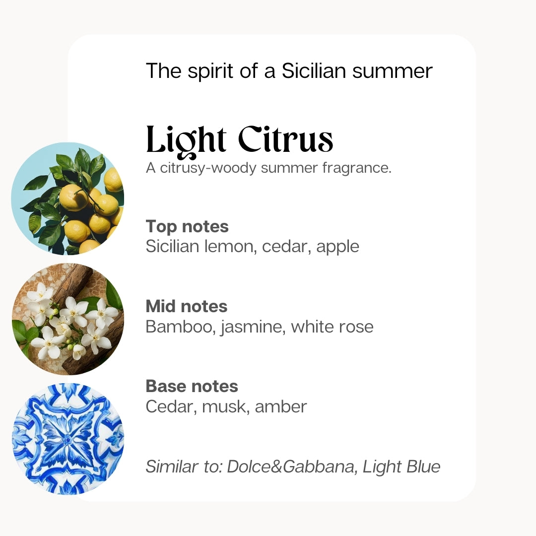 LIGHT CITRUS Textilní a bytový parfém