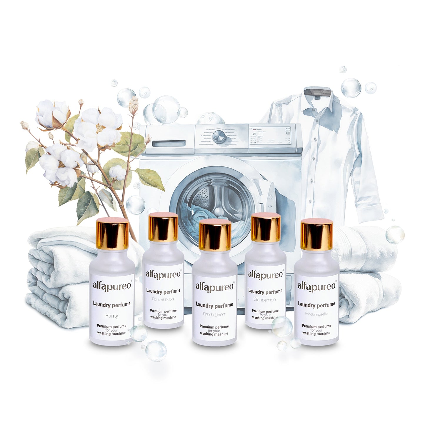 Parfémy do praní s arganovým olejem VZORKY