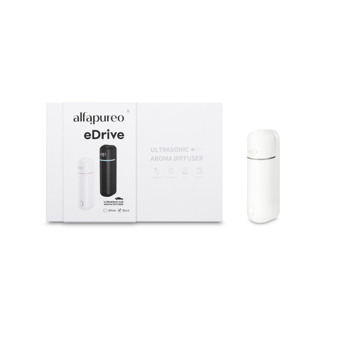 Difuzér do auta eDrive White + vůně do auta 6 ks