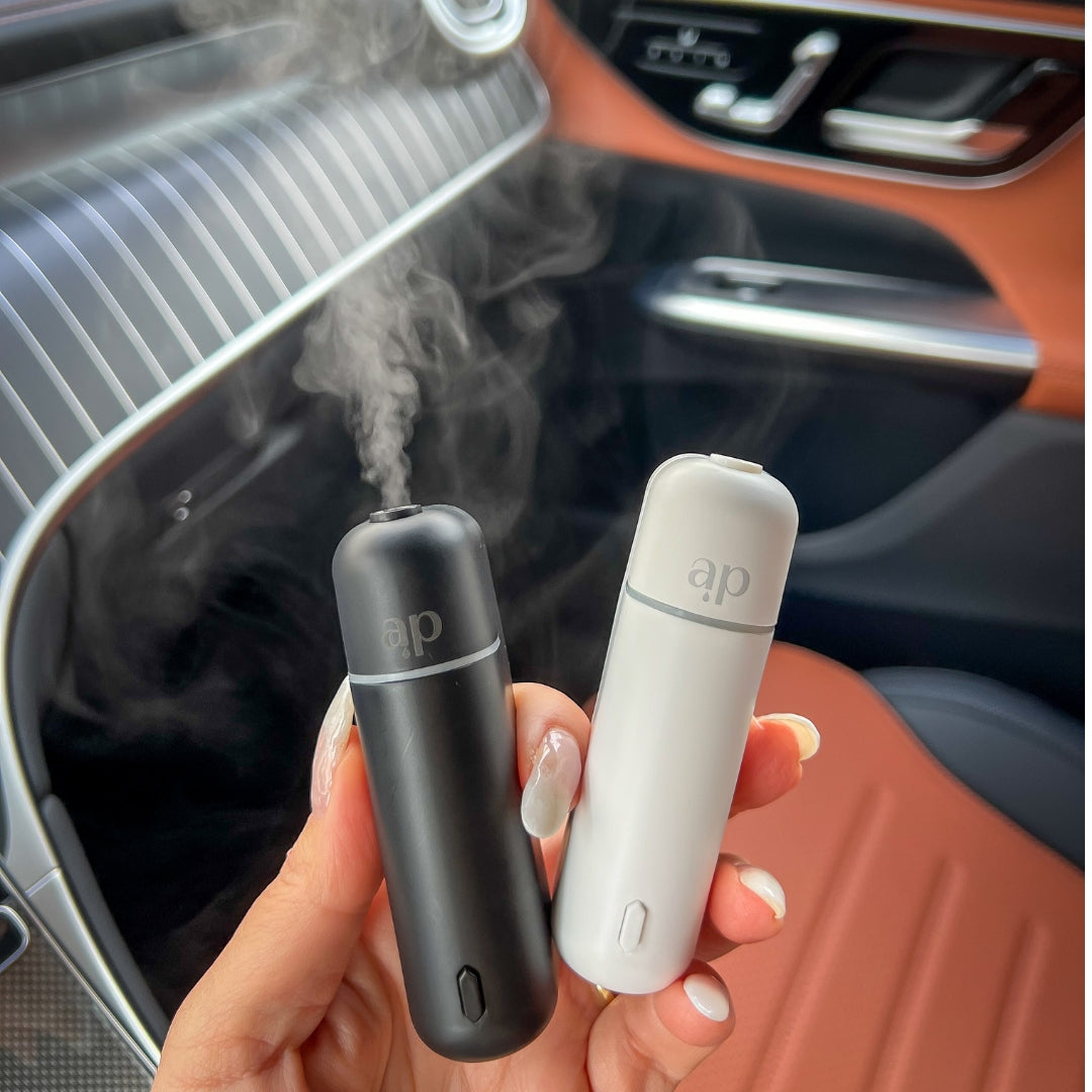 Difuzér do auta eDrive Black + vůně do auta 6 ks