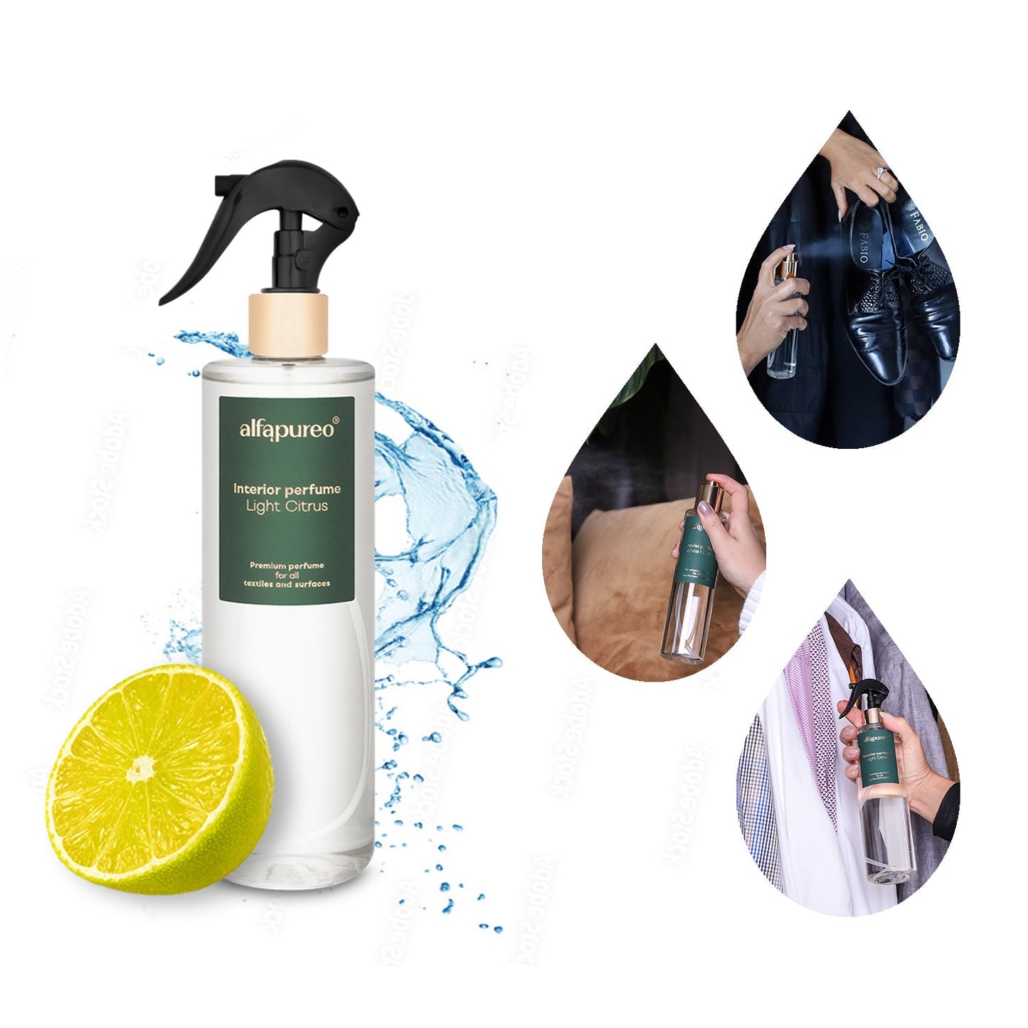 LIGHT CITRUS Textilní a bytový parfém