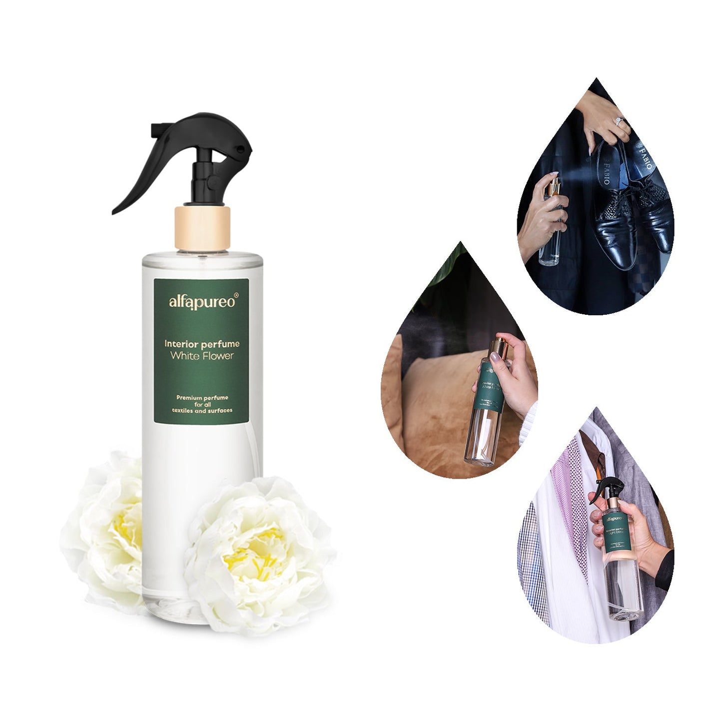 WHITE FLOWER Textilní a bytový parfém